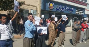 Yarsan minority protesting